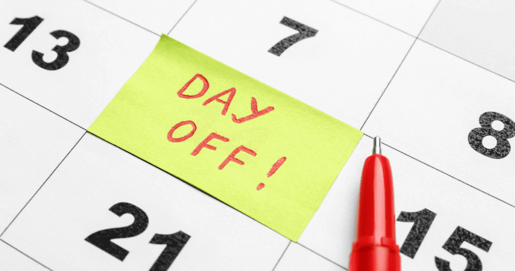 booking annual leave